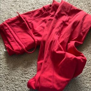 ZYIA Vibrant Red Luxe Leggings